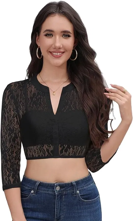 Zeagoo Damen Trachtenbluse 3/4 Ärmel (2 Farben, Gr. XS bis XXL) für 15,29 € inkl. PrimeVersand (statt 25,49 €)