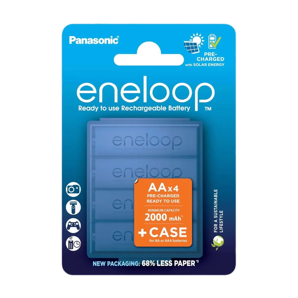eneloop AA/Mignon NI-MH Akku 4er-Pack + Blauer Box für 9,90 € inkl. Versand (Neukunden)