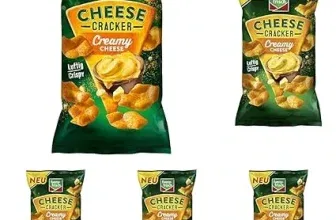 Schnäppchen, Deals und Rabattcodes des Tages - Lustige Frisch Käse-Cracker, cremiger Käse, 5er-Pack