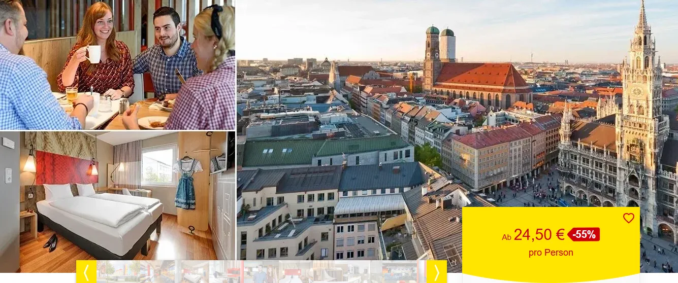 Günstiger Hotel-Deal in München: ibis Hotel Feldkirchen inkl. Frühstück für 24,50 € p.P.
