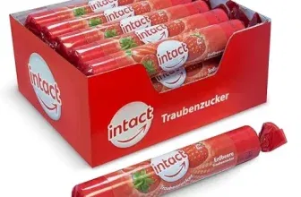 Intact Traubenzucker (Erdbeere) 100% Vegan (15x40g) ab 11,91 € inkl. Prime-Versand (statt 17,00 €)