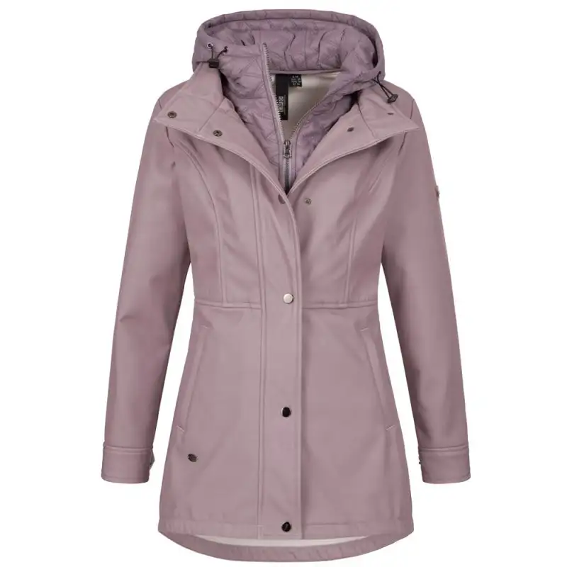 LPO 3 Lagen Softshelljacke mit Fleecefutter und Steppeinsatz Saskia (Gr. L bis 3XL) für 30,48 € inkl. Versand