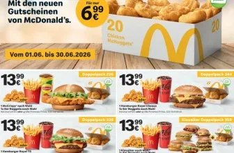 McDonalds Gutscheine Juni 2026