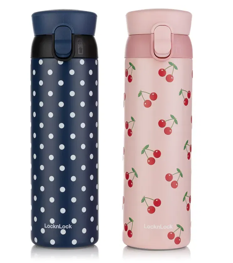 LocknLock 2 Thermobecher mit One-Touch Bedienung je 450ml Volumen für 5,99 € inkl. Versand (statt 15,99 €) NEUKUNDE