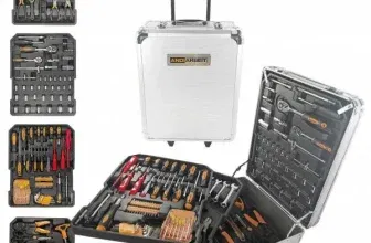 ANDIARBEIT Alleskönner Werkzeugkoffer Trolley 1000-tlg. Silber ab 61,66 € inkl. Versand (statt 99,99 €)