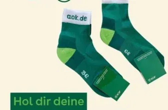 AOK Bayern verschenkt kostenlose Laufsocken an alle ab 15 Jahren - unabhängig von der Mitgliedschaft