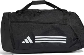 Schnäppchen, Deals und Rabattcodes des Tages: Adidas Unisex Essentials 3 Stripes Duffel Bag Shadow NavyGreen Spark M