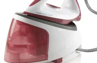 DOMO DO7114S Dampfbügelstation (5 Bar - Keramiksohle - 2400W - Rot/Weiß) für 41,11 € inkl. Prime-Versand (statt 56,00 €)