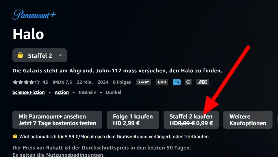 Schnäppchen, Deals Und Rabattcodes Des Tages - Amazon.de Halo Staffel 2 Ansehen Auf Prime Video