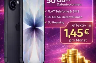 Handyhelden: Apple iPhone 17 (256 GB) + 150 € Cashback + Telekom Allnet-Flat 50 GB 5G für 44,99 € / Monat + 139,00 € einmalig