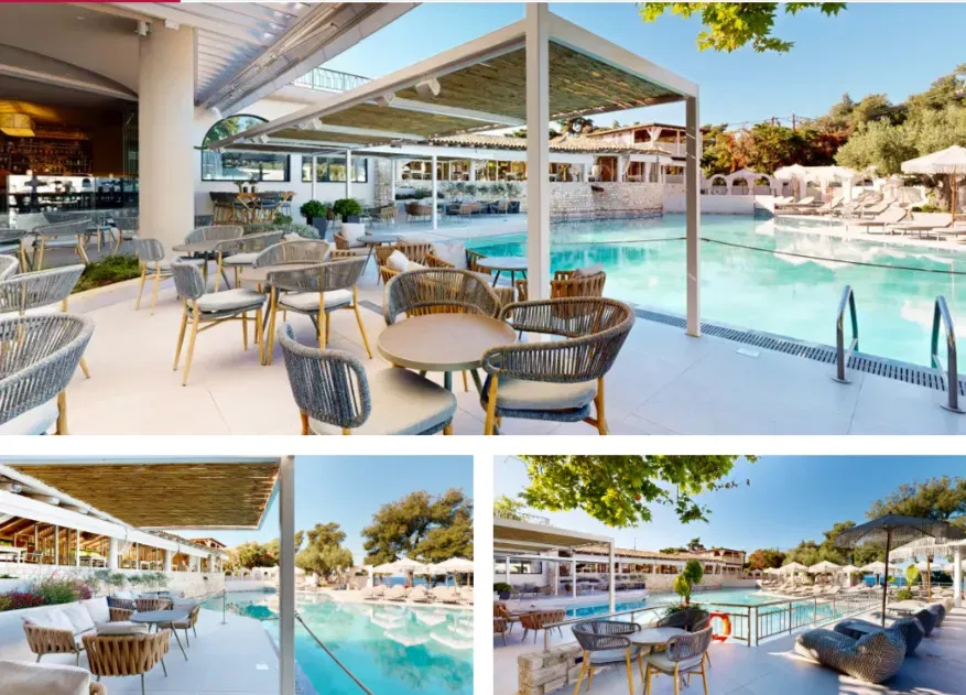 Luxusurlaub Chalkidiki/Griechenland: 6 Tage im 5* Athena Pallas Village Deal mit Vollpension, Suite, Flug & Extras ab 434€