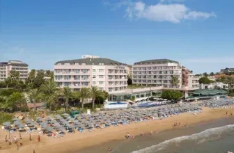 Schnäppchen, Deals und Rabattcodes des Tages - Außenansicht des Aska Hotel Just in Beach in Avsallar