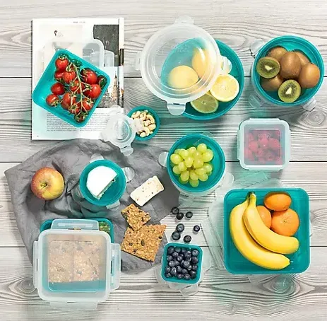 Schnäppchen, Deals Und Rabattcodes Des Tages - B-Ware Locknlock 10 Frischhaltedosen Nestbar Rund Eckig Qvc De