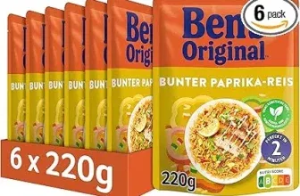 Schnäppchen, Deals und Rabattcodes des Tages - BENS ORIGINAL™ Express Reis Bunter Paprika 6er Pack