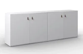 Bessagi Home Sideboard Mick Weiß MDF (Weiß 180/69,5/40 cm) für 108,99 € inkl. Versand (statt 250,00 €)