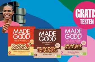 MadeGood Riegel kostenlos testen: Bio-Snacks ohne Kompromisse