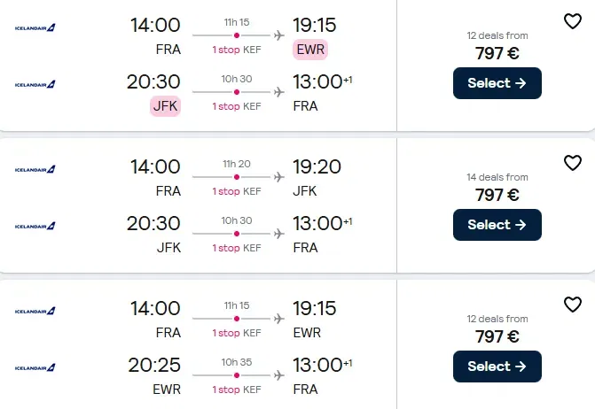 Schnäppchen, Deals Und Rabattcodes Des Tages: Günstige Flüge Von Frankfurt Nach New York Bei Skyscanner