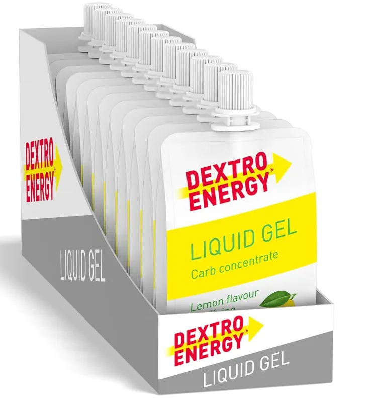 DEXTRO ENERGY LIQUID GEL LEMON + CAFFEINE-Energy Gel (12x60ml) ab 17,58 € inkl. Prime-Versand (statt 25,00 €)