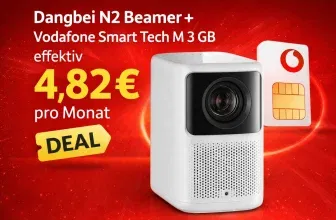 Schnäppchen, Deals und Rabattcodes des Tages: Dangbei N2 Beamer und Vodafone Smart Tech M mit 3 GB