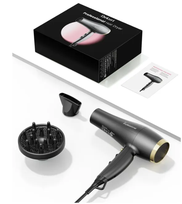 Dekuri Leicht Haartrockner Ionen bewahrt Feuchtigkeit Volumen Schnelles Trocknen Foen Foehn mit Diffusor Schnäppchen, Deals Und Rabattcodes Des Tages - Dekuri Leicht Haartrockner Ionen Bewahrt Feuchtigkeit Volumen Schnelles Trocknen Foen Foehn Mit Diffusor