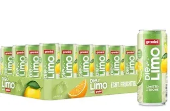 Die Limo von granini Limette-Zitrone trendige Dose to go (24x330ml) für 15,99 € inkl. Prime-Versand zzgl. Pfand (statt 23,19 €)