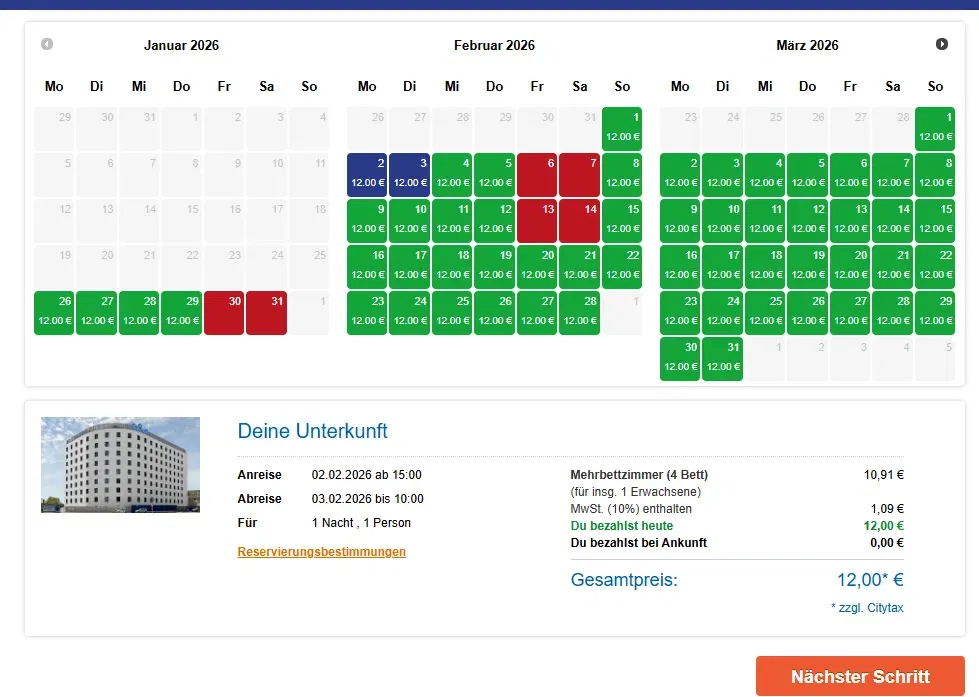 Die besten Angebote fuer dich Bett ab 12 E im a o Hostel 01 26 2026 02 25 PM Schnäppchen, Deals Und Rabattcodes Des Tages - Bett Ab 12€ Im A&Amp;O Hostel