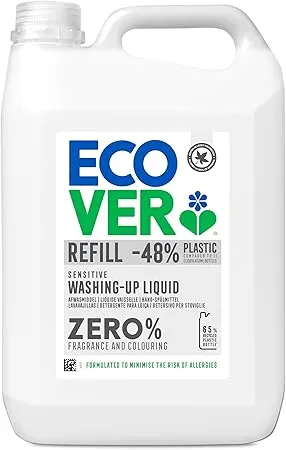 Ecover Zero Spülmittel Nachfüllpack stark gegen Fett und Schmutz (5l) ab 12,91 € inkl. Prime-Versand (statt 18,00 €)