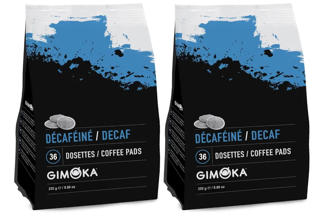 Gimoka Kaffeepads Espresso Decaf Intensität 6/12 (36 pads) für 5,32 € inkl. Prime-Versand (statt 8,14 €)