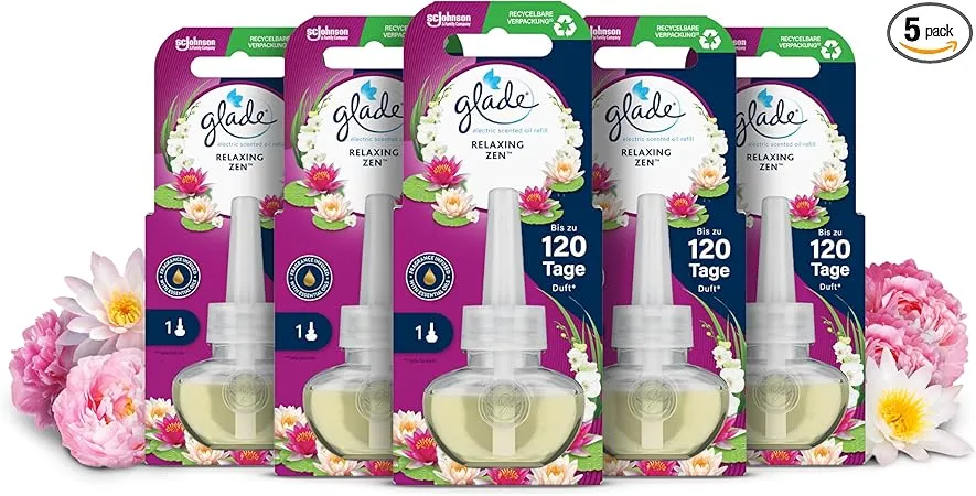 Glade Relaxing Zen Duftstecker Nachfüller (5x20ml) für 10,75 € inkl. Prime-Versand