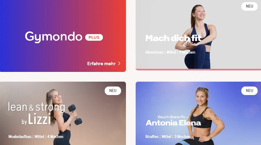 Gymondo Plus Angebot: 52% Rabatt auf das Jahresabo für 47,88 € – Fit ins neue Jahr starten