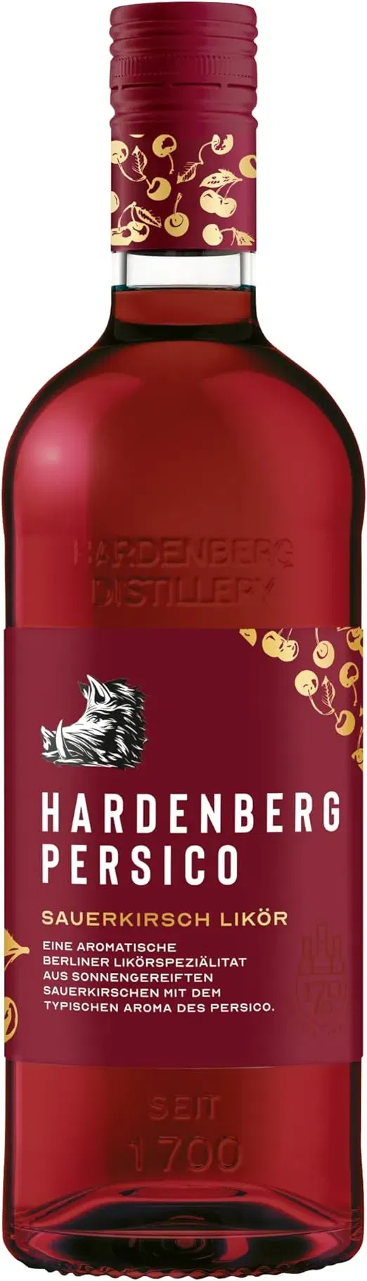 HARDENBERG Persico Sauerkirschlikör (18 % Vol., 700ml) für 5,99 € inkl. Prime-Versand