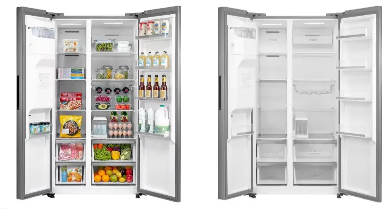 Schnäppchen, Deals Und Rabattcodes Des Tages: Hanseatic Side-By-Side Hsbs17590Cwei 179,3 Cm Hoch 91 Cm Breit Mit Eis, Crushed Ice Und Wasserspender