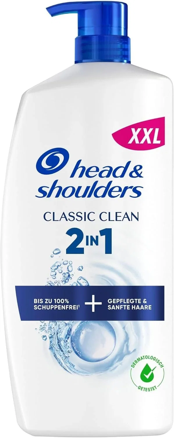 Head & Shoulders Classic Clean 2in1 Anti-Schuppen-Shampoo (800ml Pumpspender)