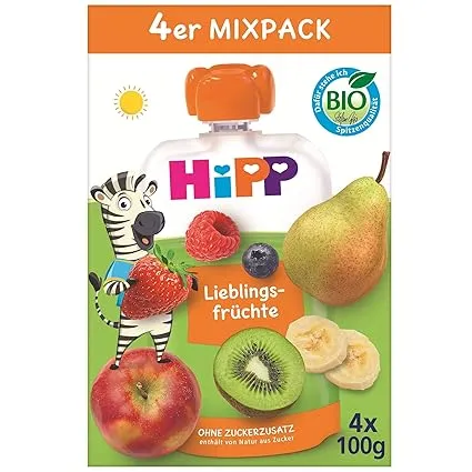 HiPP Bio Quetschie Mixpack Lieblingsfrüchte (4x4x100g) ab 6,93 € inkl. Prime-Versand (statt 14,60 €)
