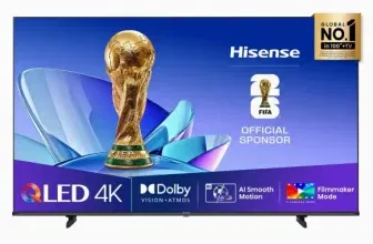 Hisense 65E77Q, QLED TV (164 cm (65 Zoll), schwarz (2025)) für 399€ inkl. Versand