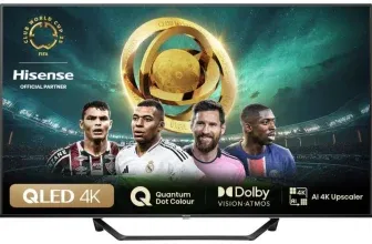 Hisense QLED Smart TV 55A79NQ 55 Zoll 139,7 cm 350 Cd/m² 60 Hz für 349,00 € inkl. Versand (statt 508,00 €)