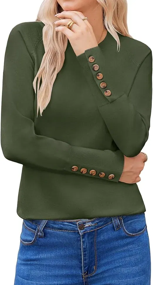 Hotouch Damen Herbst Strickpullover (6 Farben, Gr. S bis XXL) für 13,99 € inkl. Prime-Versand (statt 19,99 €)