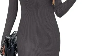 Hotouch Damen Winter Strickkleid (6 Farben, Gr. S bis XXL) für 19,49 € inkl. Prime-Versand (statt 29,99 €)