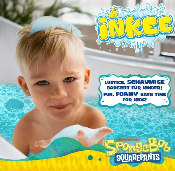 INKEE – Bubble Bath Liquid Sponge Bob Badezusatz (40g) ab 0,90 € inkl. Prime-Versand (statt 1,25 €)