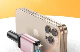 JOYROOM 72W Einziehbares Zigarettenanzünder USB C für 6,00 € inkl. Prime-Versand (statt 12,00 €)