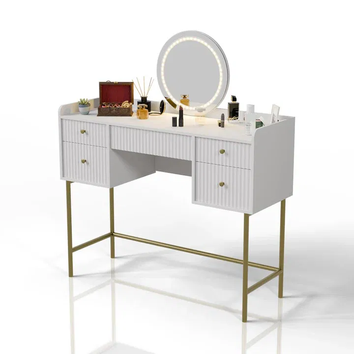 Juskys Schminktisch mit Spiegel Samira für 63,99 € inkl. Versand (statt 99,99 €)