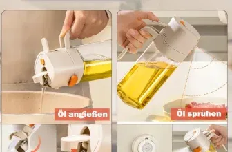 Schnäppchen, Deals und Rabattcodes des Tages - Gelber Ölsprüher für Speiseöl 530ml