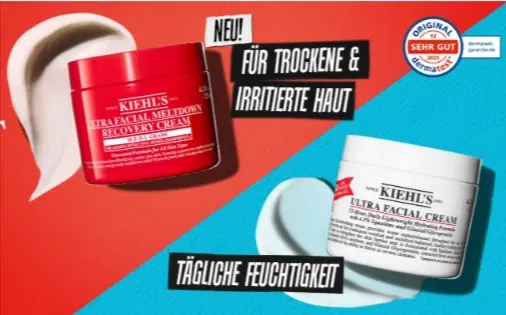 Kiehl’s verlost 5.000 Gratisproben der Ultra Facial Meltdown Cream