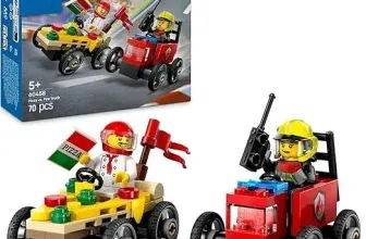 Schnäppchen, Deals und Rabattcodes des Tages - LEGO City Pizzalieferwagen vs. Löschauto 60458