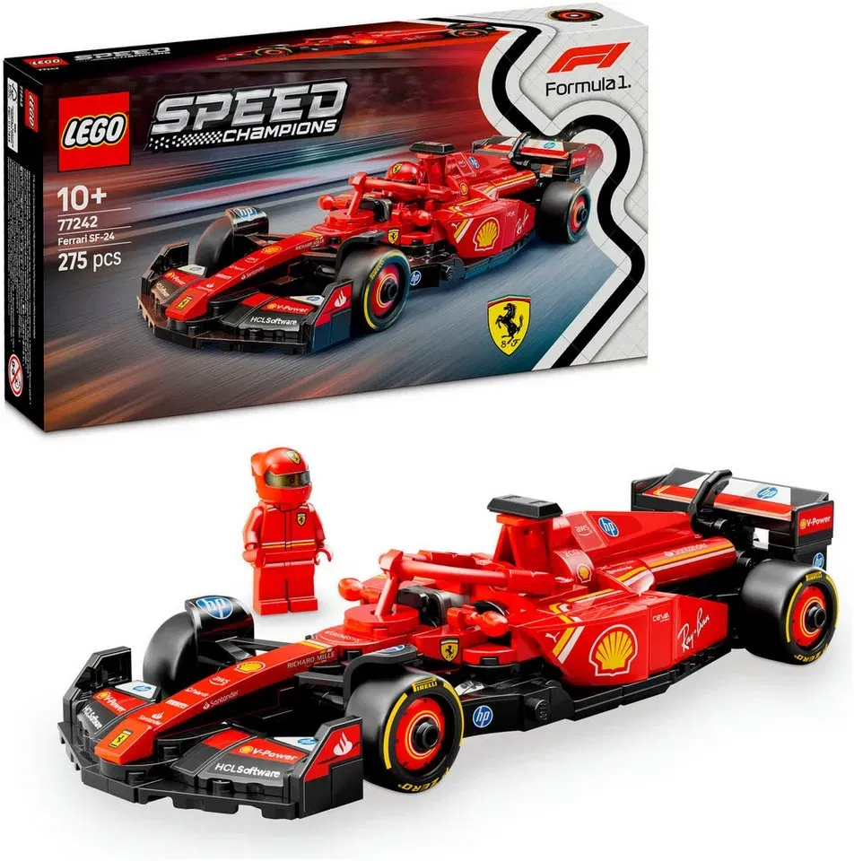 LEGO Speed Champions – Ferrari SF-24 F1 Rennauto (77242) ab 16,99 € inkl. Versand (OTTO UP Plus)