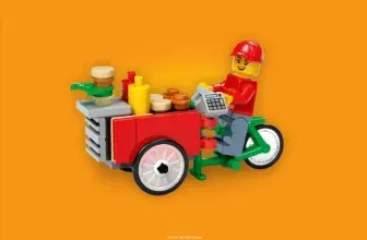 Gratis LEGO Burger-Verkaufsfahrrad im Januar in den Lego Stores