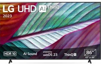 LG 86UR78006LB 218 cm (86 Zoll UHD Fernseher Active HDR 60 Hz Smart TV) für 849,00 € inkl. Versand (statt 1.060,00 €)