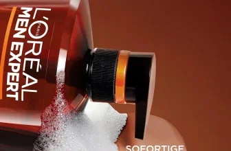 L'Oréal Men Expert Duschgel mit Schaum und Text Bewiesene Wirksamkeit