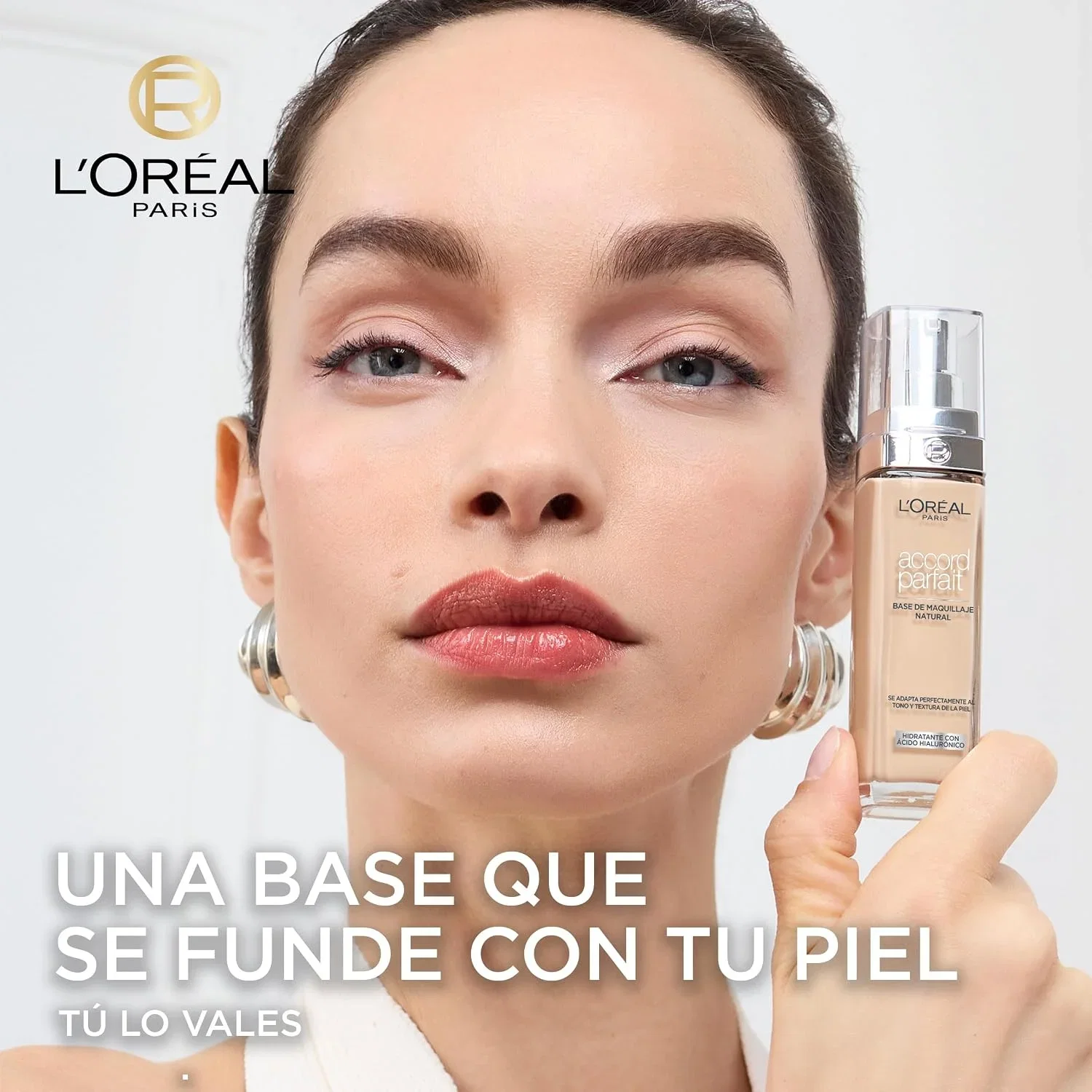 L’Oréal Paris Make up Flüssige Foundation mit Hyaluron (1.N Neutral Light)