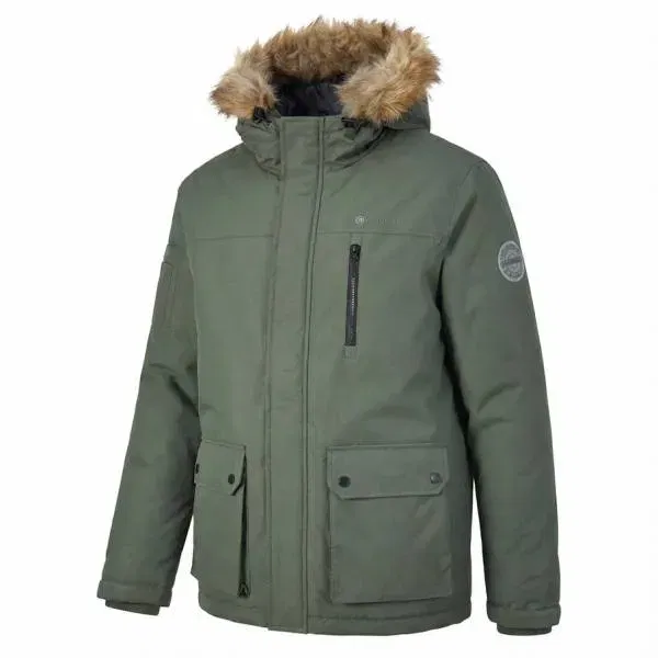 Lambretta Parka mit Fellkragen Herren Winterjacke SS5024-KHAKI (Gr. S bis 4XL) für 36,94 € inkl. Versand (statt 89,00 €)